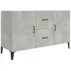 vidaXL Buffet gris béton 100x36x60 cm bois d'ingénierie