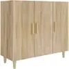 vidaXL Buffet chêne sonoma 90x34x80 cm bois d'ingénierie