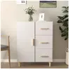 vidaXL Buffet blanc 69,5x34x90 cm bois d'ingénierie
