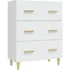vidaXL Buffet Blanc 70x34x90 cm Bois d'ingénierie