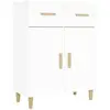 vidaXL Buffet Blanc 69,5x34x89 cm Bois d'ingénierie