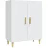 vidaXL Buffet Blanc 70x34x90 cm Bois d'ingénierie