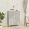 vidaXL Buffet Gris béton 70x34x90 cm Bois d'ingénierie