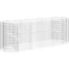 vidaXL Lit surélevé à gabion Fer galvanisé 300x100x100 cm