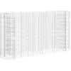 vidaXL Lit surélevé à gabion Fer galvanisé 190x50x100 cm