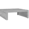 Non communiqué vidaXL Table basse Sonoma gris 100x100x35 cm Bois d'ingénierie