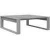 vidaXL Table basse Sonoma gris 100x100x35 cm Bois d'ingénierie