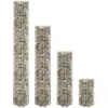 vidaXL Lits surélevés à gabion circulaires 4 pcs Ø30x50/100/150/200 cm