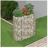 vidaXL Lit surélevé à gabion Fer galvanisé 120x50x100 cm