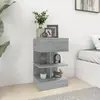 vidaXL Tables de chevet 2 pcs Sonoma gris 40x35x65cm Bois d'ingénierie