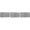 vidaXL Meubles TV suspendus Sonoma gris 3 pcs 60x30x30 cm Bois