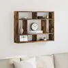 vidaXL Étagère murale Chêne fumé 75x16x55 cm Bois d'ingénierie