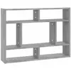 vidaXL Étagère murale Sonoma gris 75x16x55 cm Bois d'ingénierie