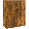 vidaXL Buffet Chêne fumé 60x30x75 cm Bois d'ingénierie