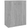 vidaXL Buffet Sonoma gris 60x30x75 cm Bois d'ingénierie
