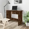 vidaXL Bureau Chêne fumé 100x50x76 cm Bois d'ingénierie
