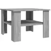 vidaXL Table Basse Sonoma Gris 60x60x42 Cm Bois D'ingénierie