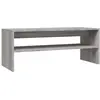 vidaXL Table basse Sonoma gris 100x40x40 cm Bois d'ingénierie