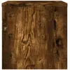 vidaXL Tables de chevet 2 pcs Chêne fumé 40x30x30 cm Bois d'ingénierie