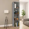 vidaXL Bibliothèque/Meuble TV Sonoma gris 36x30x143 cm