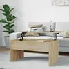 vidaXL Table basse Chêne sonoma 80x50,5x41,5 cm Bois d'ingénierie