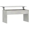 vidaXL Table basse Gris béton 102x50,5x52,5 cm Bois d'ingénierie