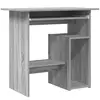 vidaXL Bureau Sonoma gris 80x45x74 cm Bois d'ingénierie