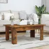 vidaXL Table basse Chêne fumé 100x60x42 cm Bois d'ingénierie