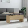 vidaXL Table basse Chêne sonoma 102x50,5x46,5 cm Bois d'ingénierie
