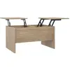 vidaXL Table basse Chêne sonoma 80x50x42,5 cm Bois d'ingénierie