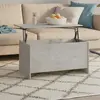 vidaXL Table basse Gris béton 102x55,5x52,5 cm Bois d'ingénierie