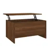 vidaXL Table basse Chêne marron 80x55,5x41,5 cm Bois d'ingénierie