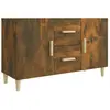 vidaXL Buffet chêne fumé 100x36x60 cm bois d'ingénierie