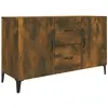 vidaXL Buffet chêne fumé 100x36x60 cm bois d'ingénierie