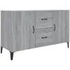vidaXL Buffet sonoma gris 100x36x60 cm bois d'ingénierie
