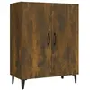 vidaXL Buffet Chêne fumé 70x34x90 cm Bois d'ingénierie