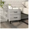 vidaXL Table de chevet Sonoma gris 40x35x47,5 cm