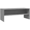 vidaXL Meuble TV Sonoma gris 100x40x40 cm Bois d'ingénierie