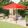 vidaXL Tente de réception pliable Rouge 3x3 m