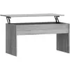 vidaXL Table basse Sonoma gris 102x50,5x52,5 cm Bois d'ingénierie