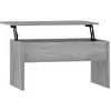 vidaXL Table basse Sonoma gris 80x50,5x41,5 cm Bois d'ingénierie