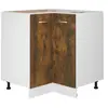 Armoire de cuisine chêne fumé 75,5x75,5x81,5 cm bois ingénierie Vidaxl