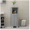 VIDAXL Armoire de bain Sonoma gris 30x30x95 cm Bois d'ingénierie