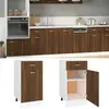 Armoire de plancher à tiroir 'Lyon' Chêne marron 40x46x81,5 cm Vidaxl