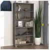 vidaXL Buffet HAMAR Bois massif de pin Gris clair