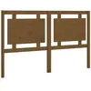 vidaXL Tête de lit Marron miel 155,5x4x100 cm Bois massif de pin