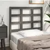 vidaXL Tête de lit Gris 105,5x4x100 cm Bois massif de pin
