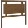 vidaXL Tête de lit Marron miel 105,5x4x100 cm Bois massif de pin