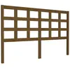 vidaXL Tête de lit Marron miel 156x4x100 cm Bois massif de pin