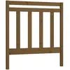 vidaXL Tête de lit Marron miel 106x4x100 cm Bois massif de pin